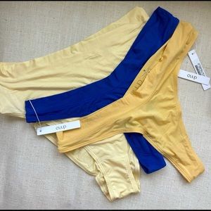 Brand new CUUP undies - Two thongs and one Hi-waisted brief. Never worn - XL